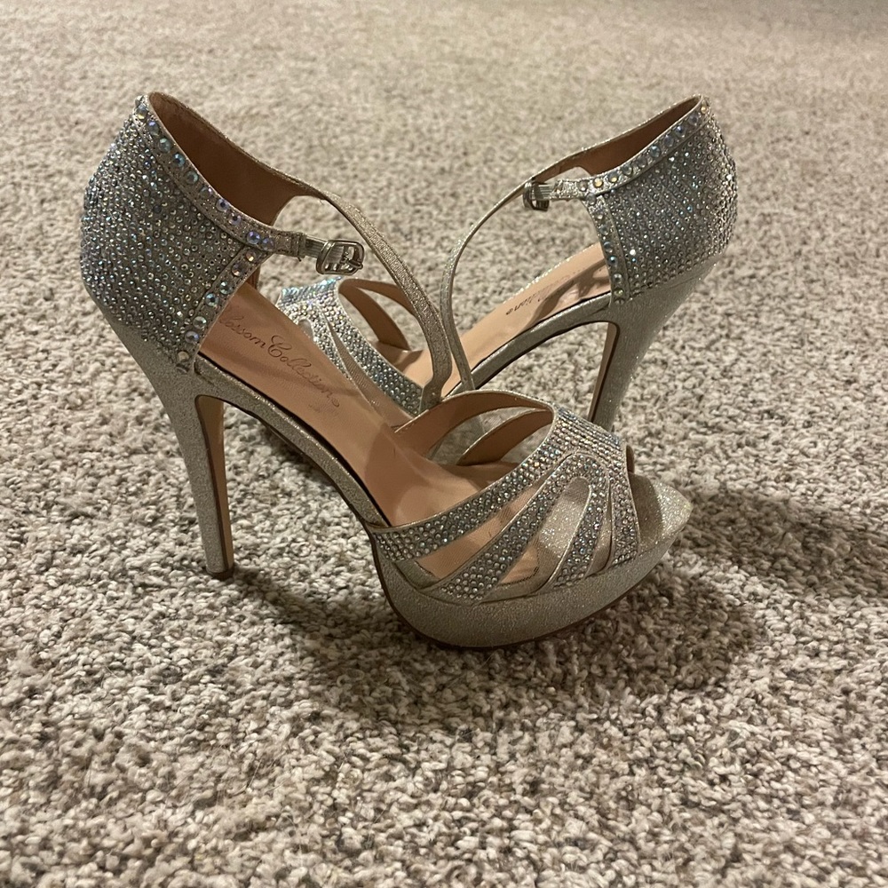Sparkly high heels